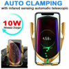 Wireless Automatic Clamping Smart Sensor Car Phone Holder Fast Charger Mount 10W