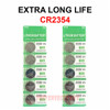 10 PCS CR2354 Lithium Battery 3V Button Cell Computer Portable Devices LONG LIFE