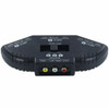 Black 3 Port AV Composite RCA Selector Box Switch Splitter w/ Cable Cord Plug US