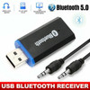 USB Bluetooth 5.0 Receiver Adapter 3.5mm Jack AUX Stereo For Headphone Speaker