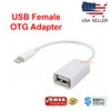 For iPhone 5 5s 6 6s Plus 7/XS/XR/X 8 PIN Male To USB Female OTG Adapter Cable