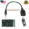 3.5mm Male Audio AUX Jack to USB 2.0 Type A Female OTG Converter Adapter Cable