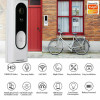 Two-Way Door Bell WiFi Wireless Video PIR Doorbell Talk Smart Security HD Camera