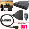 3 Hdmi Port Switch Switcher Splitter Cable Selector HUB Box HDTV 1080P Xbox PS4