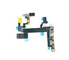 Power Mute Volume Button Switch Flex Ribbon Cable Metal Bracket For iPhone 5S