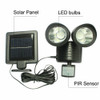 22 LED Dual Security Detector Solar Spot Light Motion Sensor Outdoor Floodlight