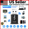 Bluetooth 5.0 Audio Transmitter Receiver USB Adapter For TV PC Car AUX Speaker