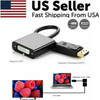 NEW DisplayPort DP Male To DVI Female Adapter Cable Converter For Laptop PC USA