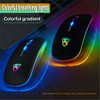 2.4GHz Wireless Optical Mouse USB Rechargeable RGB Cordless Mice For PC Laptop