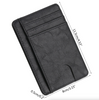 Mens Leather Slim Wallet RFID Blocking Minimalist ID Holder Credit Card Wallet