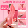 Clit Licking Tongue Vibrator G-Spot Dildo Stimulator Oral Sex Toys for Women