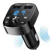 Bluetooth 5.0 Car Wireless FM Transmitter Adapter 2USB PD Charger AUX Hands-Free