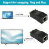 4K 1080P HDMI Extender to RJ45 Over Cat 5e/6 Network LAN Ethernet Adapter 2PCS