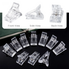 10 PCS Nail Tips Clip Quick Building Poly Builder Gel DIY Extension Clamp Clips