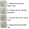 Waterproof Permanent Paint Marker Pen for Car Tyre Tire Tread Rubber Metal pen