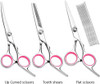 Pet Dog Grooming Scissors Stainless Straight Curved Thinning Shears Trimmer Kits by The Perfect Part – Pet Supplies in New condition from The Perfect Part for a low price