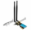 WiFi 1200Mbps Desktop PCIe Adapter 2.4G/5G Dual Band AX210 802.11AX PCI-E Card