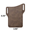 Men Cell Phone Belt Pack Bag Loop Waist Holster Pouch Case​ Leather Wallet Cover