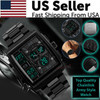 Chronograph Men's Digital Army Military Sport Quartz Analog Waterproof Watch US