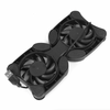 Dual USB Cooling Fan Pad Foldable Slim Fans Cooler Stand For Laptop PC Notebook by The Perfect Part – Electronics in New condition from The Perfect Part for a low price