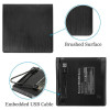 Slim External CD DVD RW Drive USB 3.0 Writer Burner Player Black For Laptop PC