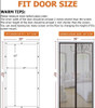 Magnetic Screen Door Mesh Curtain Durable Heavy Duty Mosquito Net Bug Hands Free