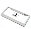 2PCS Bling License Plate Frame Glitter Crystal Sparkling Rhinestone Diamond Caps