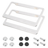 2PCS Bling License Plate Frame Glitter Crystal Sparkling Rhinestone Diamond Caps by The Perfect Part – Auto & Tools in New condition from The Perfect Part for a low price