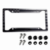 1X Black 3D USA American Flag License Plate Frame Holder Auto Car Tag Decal ABS by The Perfect Part – Auto & Tools in New condition from The Perfect Part for a low price