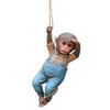 Monkey Chimp Hanging Rope Garden Ornament Outdoor Statue Sculpture Resin Decor by The Perfect Part – Outdoor Decor in New condition from The Perfect Part for a low price