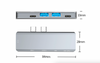 Multiport USB-C Hub Type C To USB 3.0 4K HDMI Adapter For Macbook Pro / Air USA