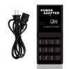 Multi 12 Port USB Charging Station Hub Desktop Wall Cell Phone Charger Organizer