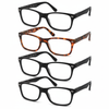 Mens Womens Reading Glasses 4 Pairs Unisex Classic Retro Spring Hinge Readers by The Perfect Part – Office & Stationery in New condition from The Perfect Part for a low price