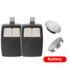 2 For Universal Clicker 375LM 375UT KLIK1U Garage Gate Door Opener Remote Dip