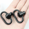 2PCS Heavy Duty Flush Push Button Quick Detach 1.25" Rifle QD Sling Swivel Mount