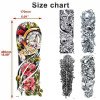 5Pcs Large Temporary Body Art Arm Tattoo Sticker Sleeve Man Women Waterproof USA