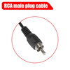 2-Pack 10 FT RCA Male Plug to Bare Wire Audio Speaker Subwoofer HDTV Cable Cord