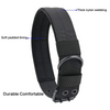 2" Wide Tactical Heavy Duty Nylon Large Dog Collar K9 Military With Metal Buckle