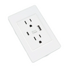 Dual USB Wall Outlet Port 15A Power Socket Charger AC Receptacle Plate Panel 110 by The Perfect Part – Home Improvement in New condition from The Perfect Part for a low price