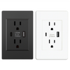 Dual USB Wall Outlet Port 15A Power Socket Charger AC Receptacle Plate Panel 110 by The Perfect Part – Home Improvement in New condition from The Perfect Part for a low price