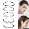 6Pcs Metal Hair Headband Wave Style Hoop Band Comb Sports Hairband Men Women US by The Perfect Part – Accessories & Fashion in New condition from The Perfect Part for a low price