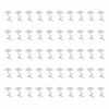 50 Pcs Upholstery Tacks Headliner Pins Clear Heads Twist Bed Fabric Sofa Chair