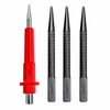4 Piece Nail Setter & Center Punch Set 4" Wood Metal Super Impact Resistance USA by The Perfect Part – Auto & Tools in New condition from The Perfect Part for a low price