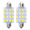 14Pcs T10 36mm LED Interior Car Accessories Kit Map Dome License Plate Lights