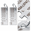 2PCS Thickness Gage Sheet Metal Gauge Measuring Tool Wire Gauge Stainless Steel by The Perfect Part – Tools & Maintenance in New condition from The Perfect Part for a low price