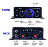 400W 12V 2 Channel Powerful Stereo Audio Power Amplifier HiFi Bass Amp Car Home