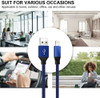 5 Pack Fast Charger USB Cable For iPhone 6 7 8Plus iPhone XR XS Max 12 13 14 Pro