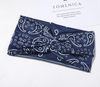 3PCS Boho Headbands Leopard Hair Bands Knotted Turban Wraps Stripe Cloth Elegant