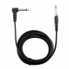 2 PACK 10FT Electric Patch Cord Guitar Amplifier Amp Cable Right Angle 90 Degree