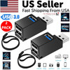 2 Pcs 3 Port USB 3.0 Hub Portable High Speed Splitter Box For PC Notebook Laptop
